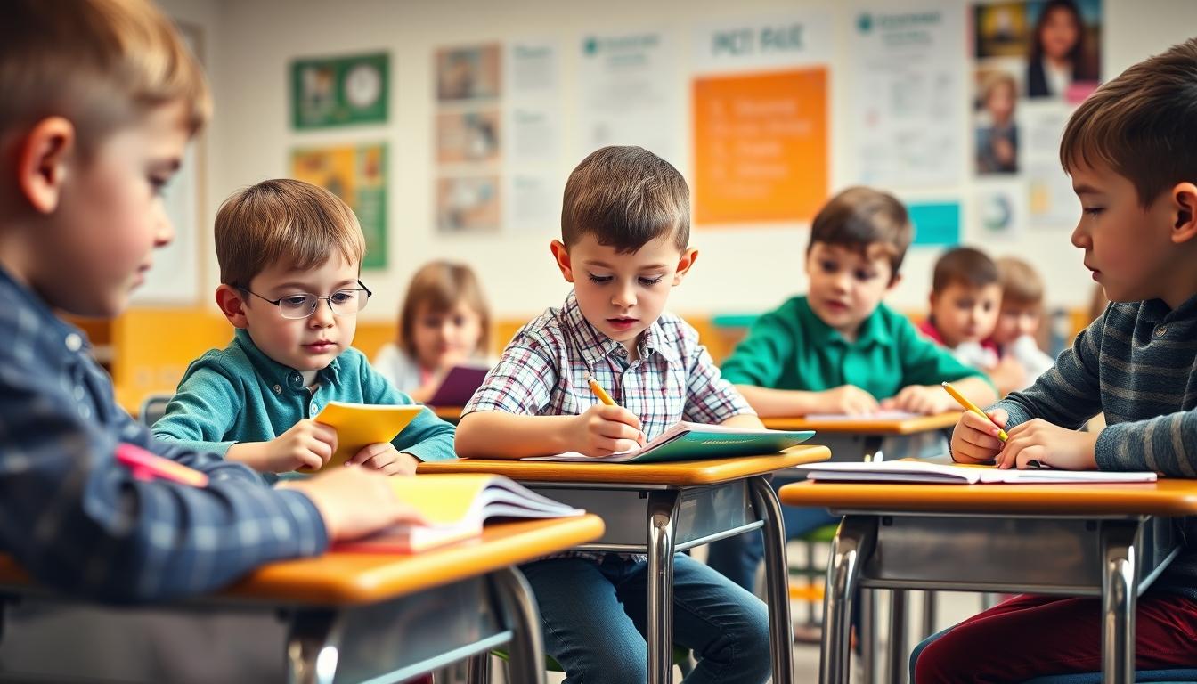 Students working in research laboratory